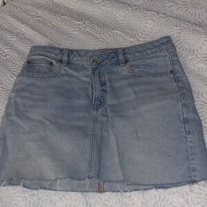 American Eagle Outfitters Light Blue Mini Skirt